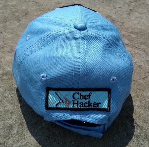 Old Style Chef Hacker Hat From Rear