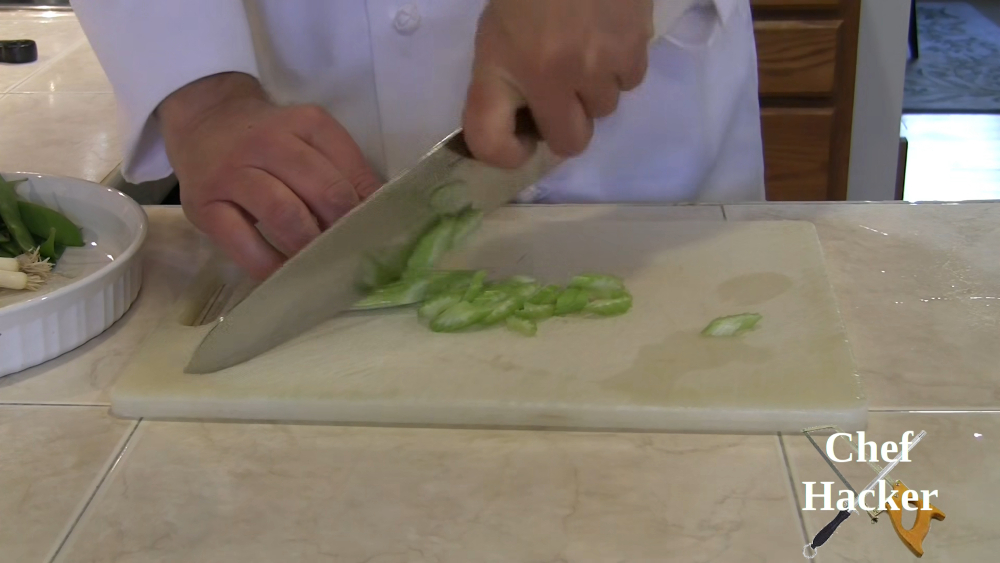 Slicing Celery