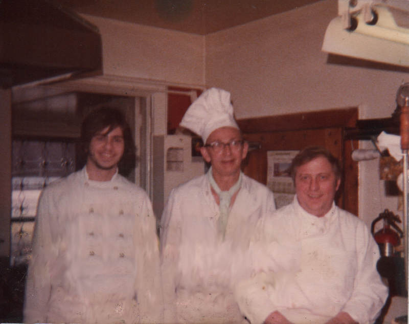 Chef Hacker At Lake Edge 1970's