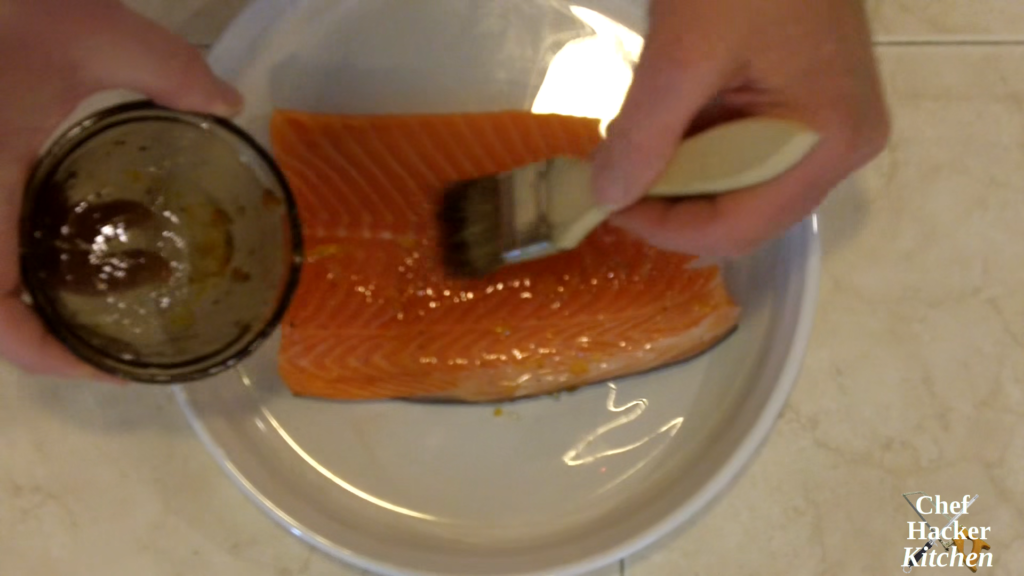 Basting Salmon Fillet