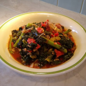 Bowl of Kale Al Fresco