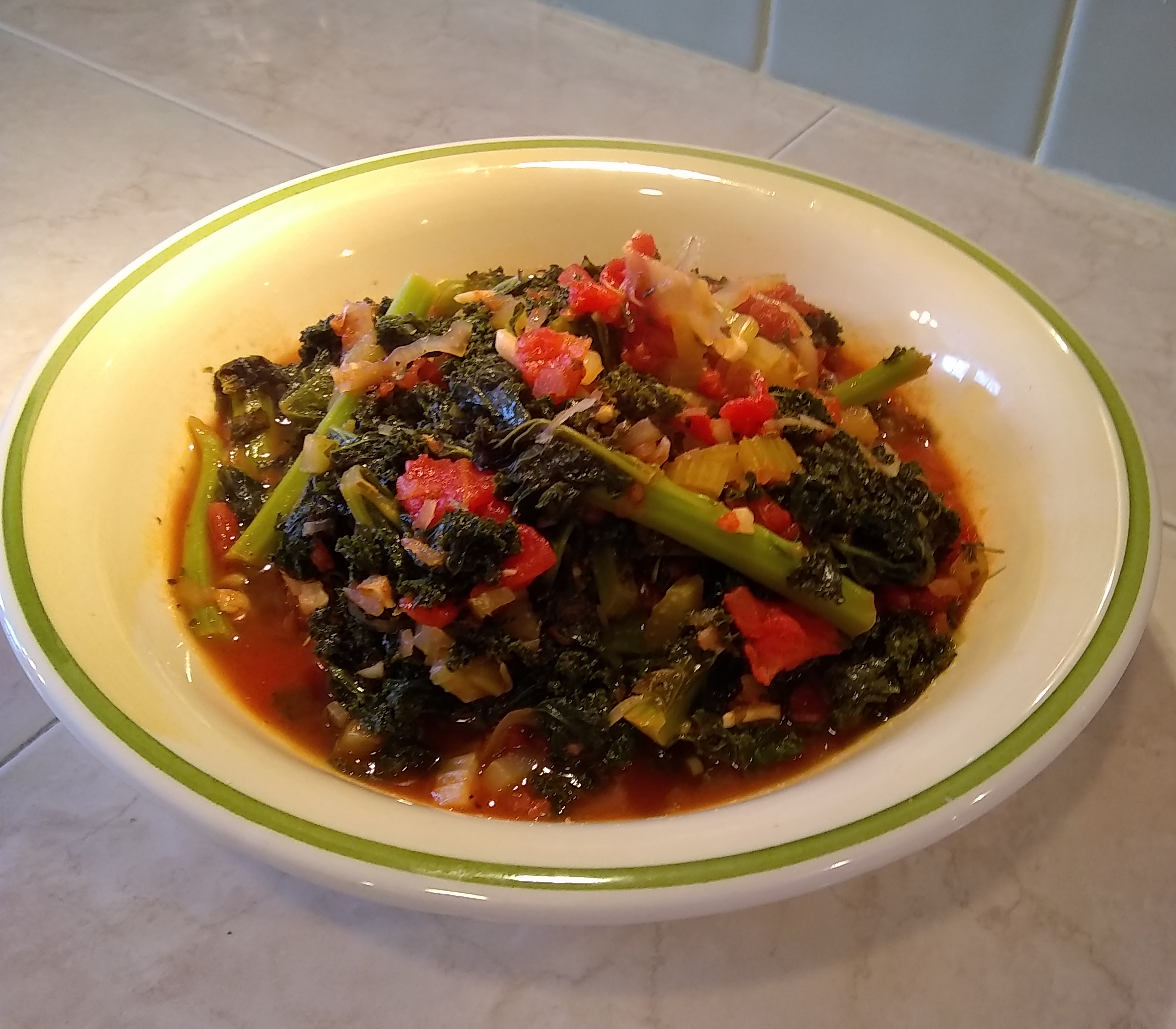 Bowl of Kale Al Fresco