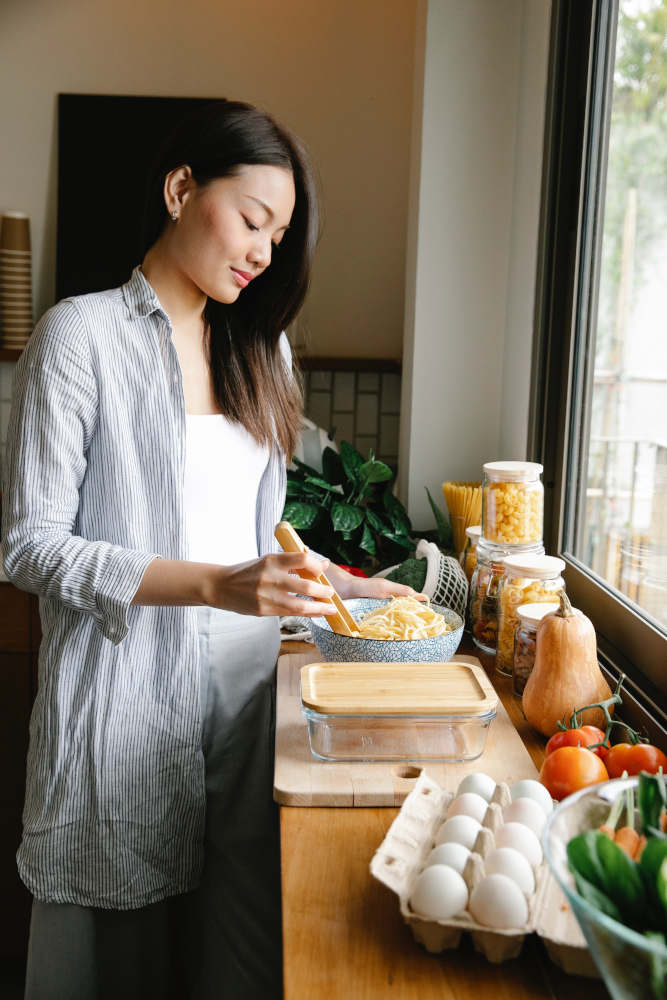 Woman With Pasta