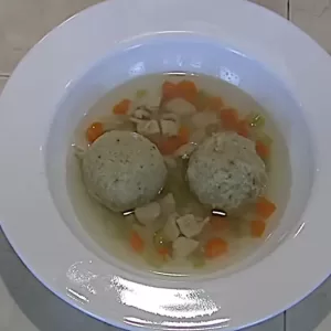 Bowl of Matzo Ball Soup