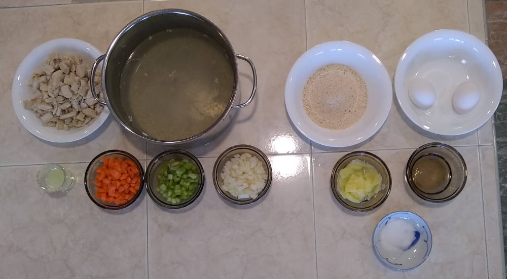 Matzo Ball Soup Ingredients