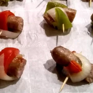 Sausage and Pepper Pinwheels On A Tray