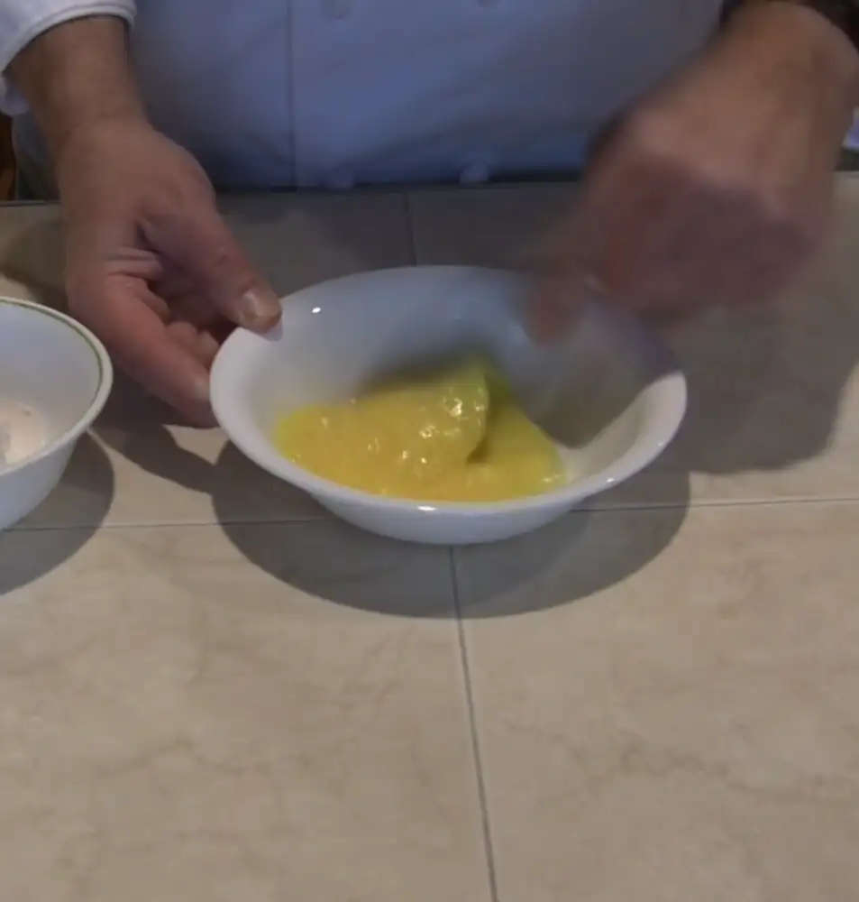 Eggs Being Beaten in a Bowl