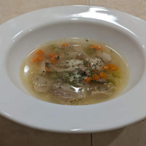 Bowl of Chicken Pastina Soup